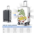 thumbnail image 6 of Balery Luggage Cover Christmas Gnomes Print Suitcase Covers for Luggage Elastic Washable Suitcase Protector Fits 18-32 Inch Luggage-Large, 6 of 9
