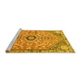 thumbnail image 2 of Ahgly Company Machine Washable Indoor Rectangle Persian Yellow Traditional Area Rugs, 2' x 5', 2 of 4