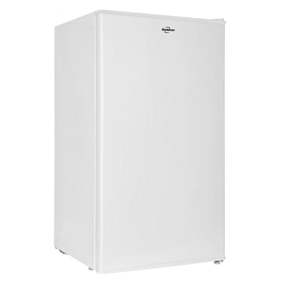 Koolatron 3.2 cu.ft. Compact Fridge with Freezer, White, Space-Saving Fridge for Dorms & Apartments
