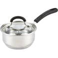 thumbnail image 1 of Cook N Home Saucepan Sauce Pot with Lid 2 Quart Stainless Steel, Stay Cool Handle, Silver, 1 of 7
