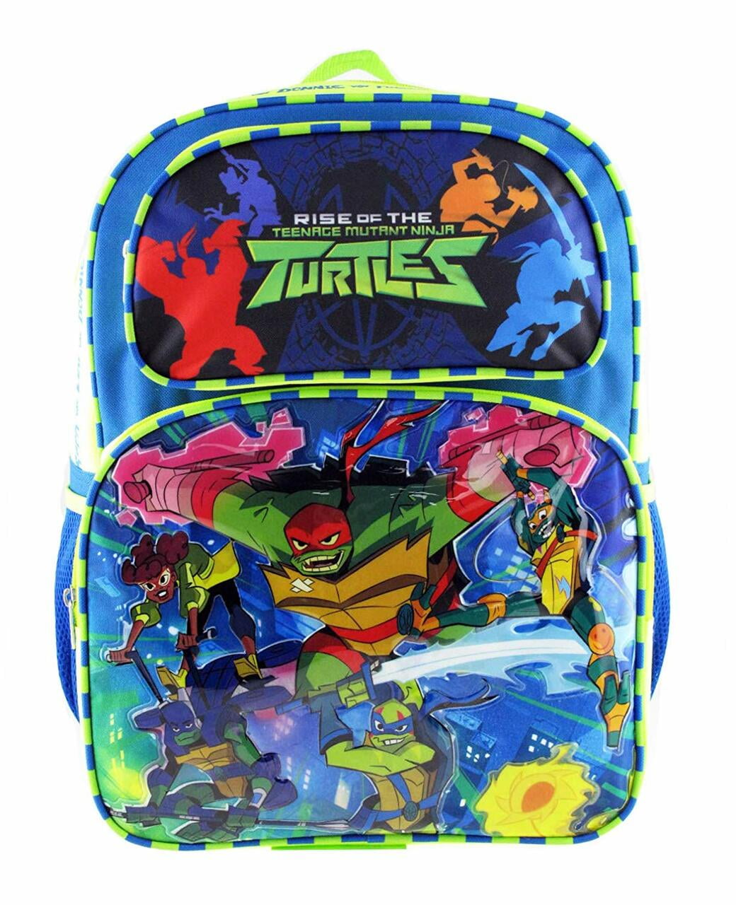 *NEW* Nickelodeon Rise of the Teenage Mutant Ninja Turtles Backpack 5 Pc Set 