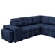 thumbnail image 2 of Sala Kessa Muebles Siena Modular 3 2 Azul Marino, 2 of 5