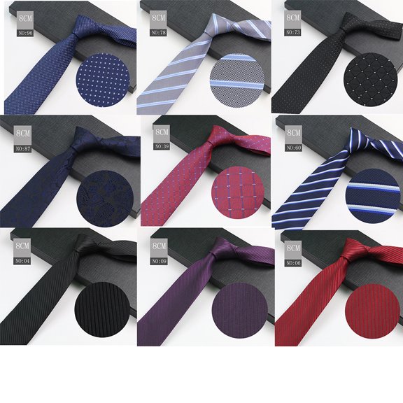 Men's Tie Multi-Style Tie Men's Business Wedding Formal Tie
