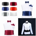 thumbnail image 2 of Yokua Fashion Gentlemen Cummerbund for Tuxedos Suits and Making Fashion Statement, 2 of 13