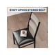thumbnail image 3 of Home dining mesa set para 2, wood kitchen mesa con 2 forrado sillas, set of 2 con collision - angle design, perfect para small - space dining rooms y apartments, 3 of 6