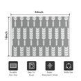 thumbnail image 5 of Grey and White Arrow Feather Pattern Door Rugs,Washable Non Slip Door Mats Indoor,Decorative Door Mats,Entry Mat Indoor for Entrance,Bedroom,Kitchen,Bathroom,16"x24", 5 of 6