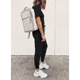 thumbnail image 2 of Womens Short Sleeve Two Piece Outfits Loungewear Sweatsuit Sets Outfits Athletic Tracksuits, 2 of 6
