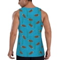 thumbnail image 3 of Haiem Sea Turtle Men Workout Tank Top Gym Bodybuilding Sleeveless Muscle T Shirts Athletic Tank Breathable Workout Shirt-, 3 of 9
