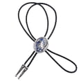 thumbnail image 5 of Moda Bolo Ties Time Tribal head of wolf Bolo Tie Tie Disfraz para Hombre, 5 of 5