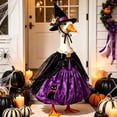 thumbnail image 3 of 23 Inch Halloween Goose Costume, Witch Cape & Hat Set for Porch Decor for Halloween Thanksgiving, Yard Garden Ornament, 3 of 8