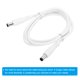 thumbnail image 5 of Uxcell Cable de extensión de poder DC de 5.5x2.5mm macho a macho de 3 pies, 6 piezas de adaptador de cable de 24AWG, color blanco, 5 of 6