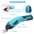 thumbnail image 3 of TFixol Handheld Electric Cloth Cutter Brush Motor Portable Fabric Cutting Machine Sponge Leather Aluminium Flakes Rug, 3 of 7