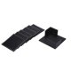 thumbnail image 1 of PU Leather Drink Coasters with Holder Set of 6 Coasters for Table Protection Black Square, 1 of 4