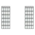 thumbnail image 1 of Cateissary Household Over the Door Storage Bag Sandals Bedroom Slippers Vertical 24 Living Organizer Room Sundries Shoes Grids Blanco 2Conjunto, 1 of 6