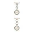 thumbnail image 2 of Transemion 2piece Fashionable Pocket Watch With Silicon Cover Wide Application White 2Set, 2 of 6