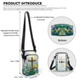 thumbnail image 6 of HELLHERO Cross Flower Sling Bag with Double Layer Underarm Shoulder Bag Stylish Polyester, 6 of 7