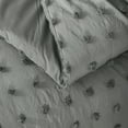 thumbnail image 6 of JML 2 Piece Queen Comforter Set With 1 Pillow Sham, Microfiber Dot Comforter, Dark Grey, 6 of 7