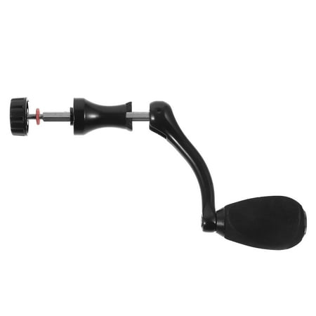 Pawsdot Fishing Reel Replacement Handle Grip Practical Universal Part for Ocean Lake River Use Black Small Size Portable