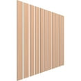 thumbnail image 3 of Ekena Millwork 47"H x 1/4"T Adjustable Wood Slat Wall Panel Kit with 4"W Slats, Alder (contains 11 Slats), 3 of 7