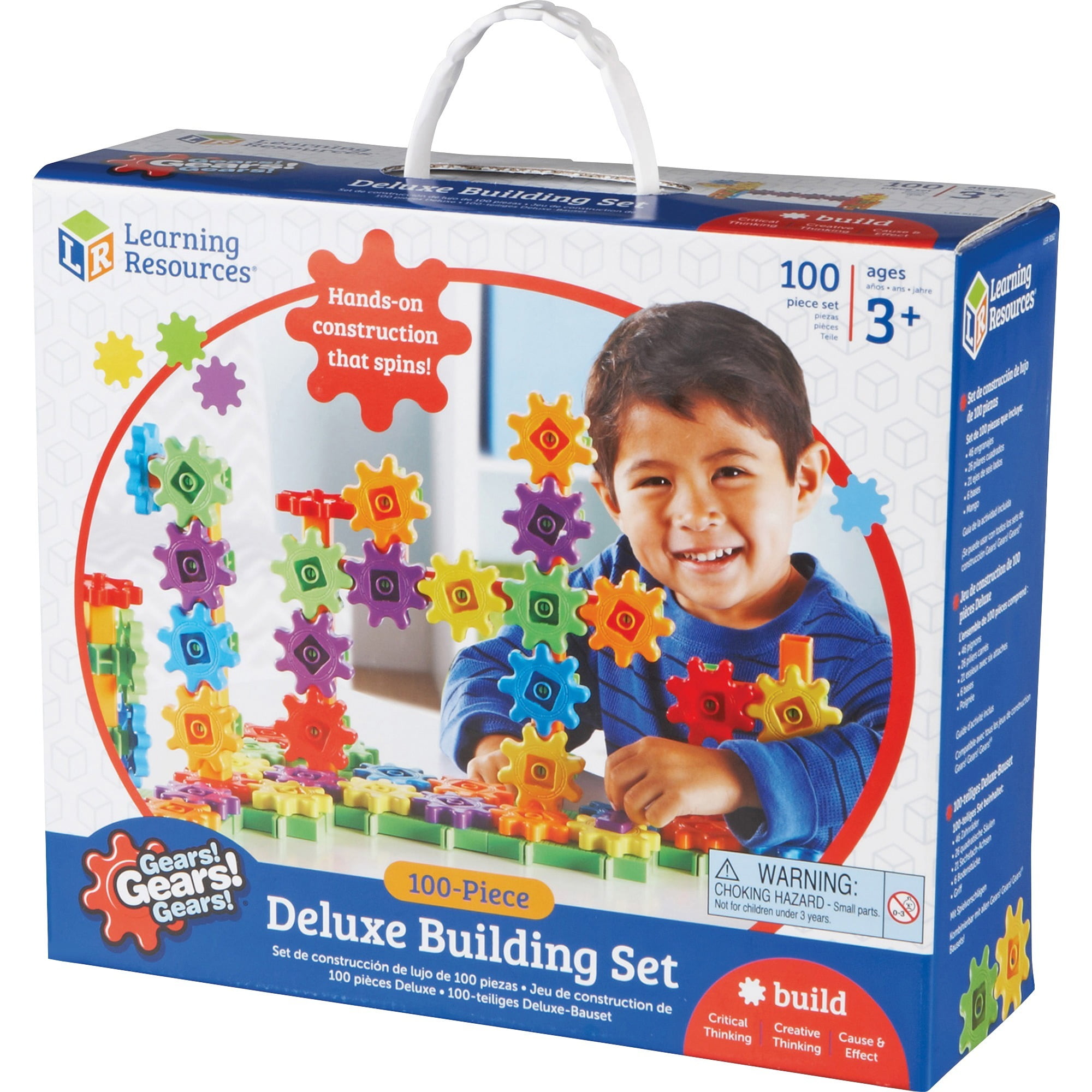 Learning Resources Bucket of Gears 150 Pc Building Manipulative Motor Skill  Toys