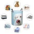thumbnail image 6 of Kll Puppy Licks Nose Waterproof Foldable Laundry Hamper Bucket With Handles For Storage Bin,Kids Room,Home Organizer (Small), 6 of 8