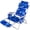 Palm Tree, variant on SUNSPIRE 3 in 1 Beach Chair with Face Hole Footrest, Lounge Reclining Sun Tanning Chair with Cooler Bag Cup Holder for Outdoor Picnic Lawn Sport