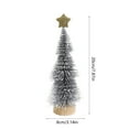 thumbnail image 3 of WEGFTDUOP Mini Christmas Tree Small Tabletop Ornament Christmas Decoration Dipped In White Tower Tree Christmas Tree Decoration Christmas Holiday Products, 3 of 6