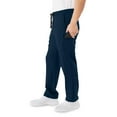 thumbnail image 3 of ave. Unisex Clinton Straight Leg Six Pocket Cargo Scrub Pant in Navy, L, 3 of 6