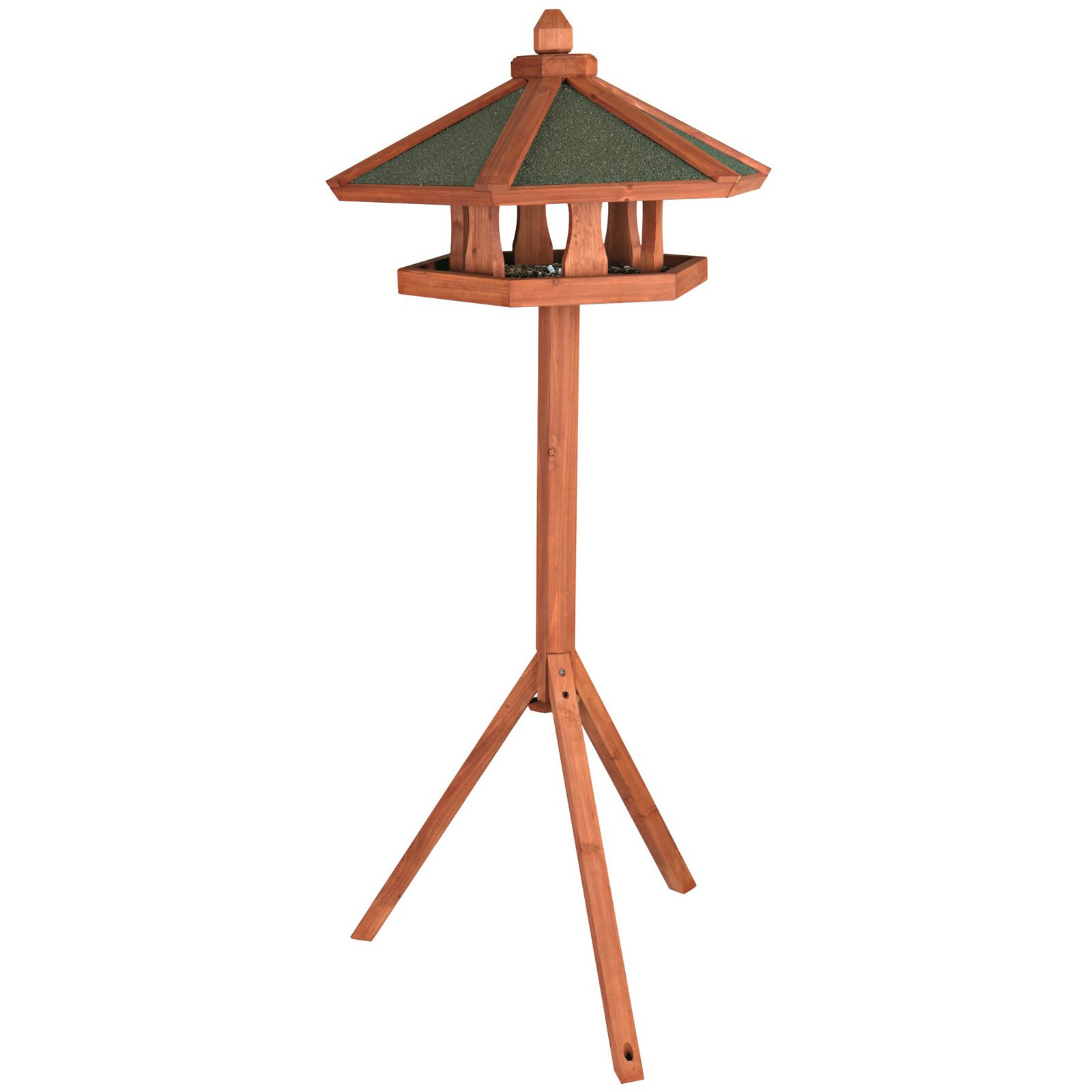 TRIXIE Wooden Bird Feeder Gazebo with Stand