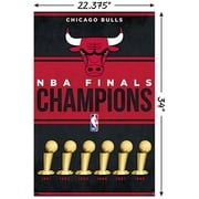 NBA Chicago Bulls - Champions 23 Wall Poster, 22.375 x 34
