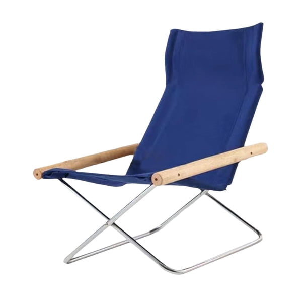 Silla de ocio plegable, sofá de suelo, tumbona Simple y versátil antideslizante, para el hogar, habitación de invitados, dormitorio, jardín y césped Asiento azul