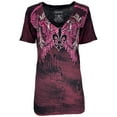 thumbnail image 2 of Archaic by Affliction Women's T-Shirt Brave Girl, 2 of 8