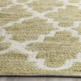 SAFAVIEH Montauk Crispian Geometric Quatrefoils Cotton Area Rug, Green