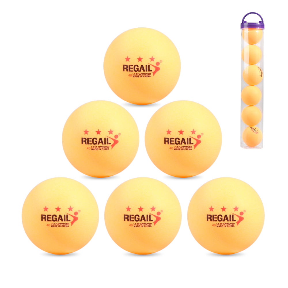 6Pcs  Pong Ball 40+mm 3 Star Table Tennis Balls Table Tennis Accessories 