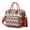 Red-10, variant on Retro Style Insulated Lunch Box – Geometric Patterned Large Cooler Bag with Nordic Vibe, Leakproof & Waterproof, Ideal for Work, Teachers, or Outdoor Travel