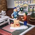 thumbnail image 3 of Resina Navidad muñeca escultura arte manualidades DIY nieve pueblo estatuilla jardín decoración, 3 of 9