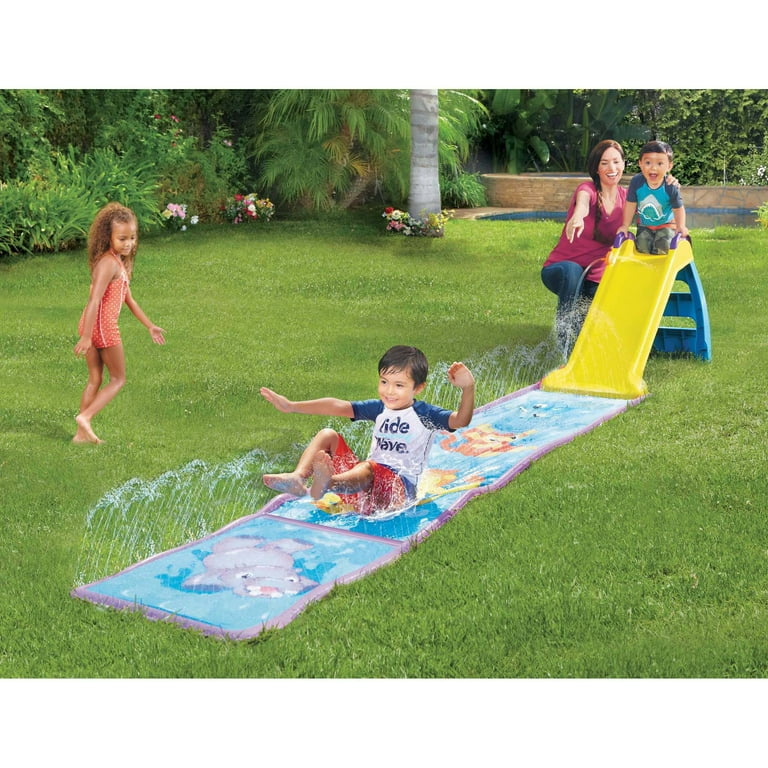 Little Tikes 640278 Wet and Dry First Slide Backyard Water Slide for Toddlers