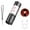 🥝 Red_New#84, variant on Mini LED Flashlight Rechargeable USB Zoom Torch – High Power, Aluminum Alloy, Telescopic, Portable, XPE+COB Lamp, Outdoor Camping, 9.5cm, Strong Light