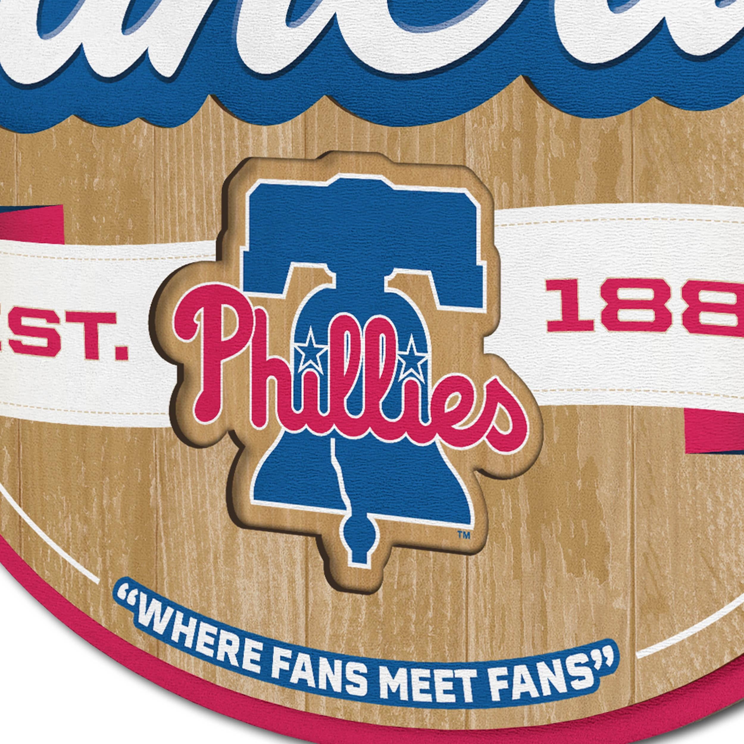 YouTheFan MLB Philadelphia Phillies Fan Cave Sign