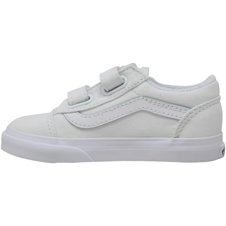 kvælende Salg officiel Vans Old Skool Unisex/Toddler shoe size 8 Casual VN0A38JNQLZ True White -  Walmart.com