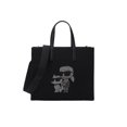 thumbnail image 1 of Bolsa Tote Karl Lagerfeld mediana Macarena Store negro con asa desmontable, 1 of 5