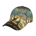 thumbnail image 1 of Fotbe 2025 New Year 5 Gorro Clásico de Béisbol, Gorra Ajustable con Broche Snapback, Gorro de Exterior de Algodón Suave, 1 of 6