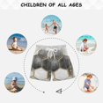 thumbnail image 6 of FORMRS Boys Swim Trunks Quick Dry Mesh Liner Boardshorts Sizes XS-XL, Gray Hexagons, 6 of 7