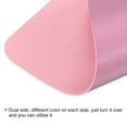 thumbnail image 3 of Uxcell 27.56"x13.78" Desk Mat Protector, PU Leather Dual Side Waterproof Mouse Pad Writing Mat for Office Home, Pink, Purple, 3 of 5