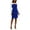 Royal Blue/White, variant on Kasper Womens Colorblock Knee-Length Sheath Dress