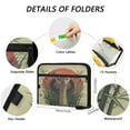 thumbnail image 3 of WOBOGO Cobras Bamboo Forest Expanding File Folder Letter Size Accordion Filing Organizer 13 Pocket Separate Organ Pocket, 3 of 7