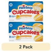 (2 pack) Hostess Cupcakes, Orange Flavored Snack Cakes, 13.5 oz Box (8 Ct.)