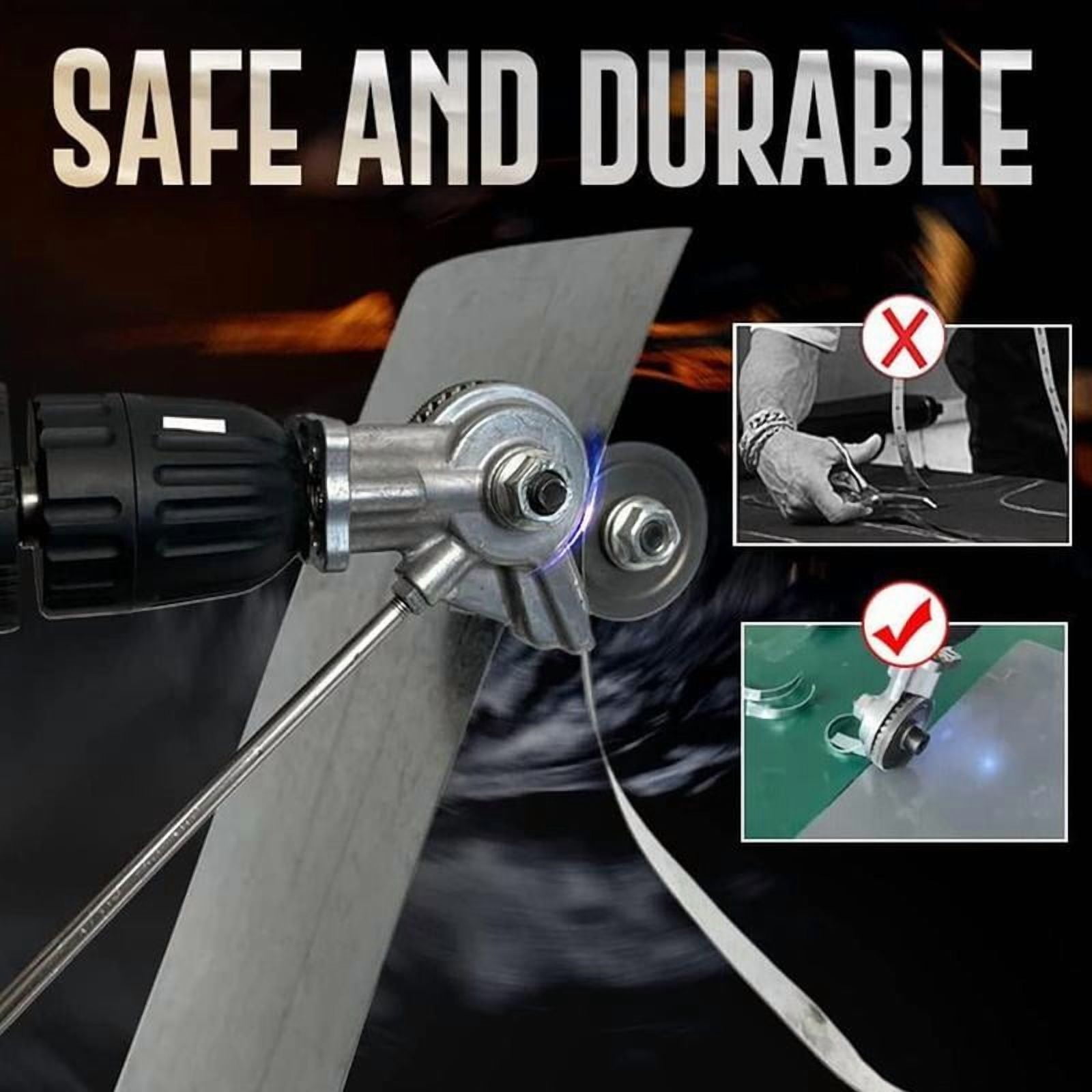 Electric Drill Plate Cutter Electric Drill Sheet Cutting Machine  Portable Shearing Machine Drill Bit Metal Drill Attachment for Cutting Thin Iron Thin White Sheet Steel Aluminum