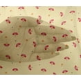 thumbnail image 4 of oneOone Viscose Chiffon Fabric Dot & Chinese Hand Fan Fashion Print Fabric BTY 42 Inch Wide, 4 of 4