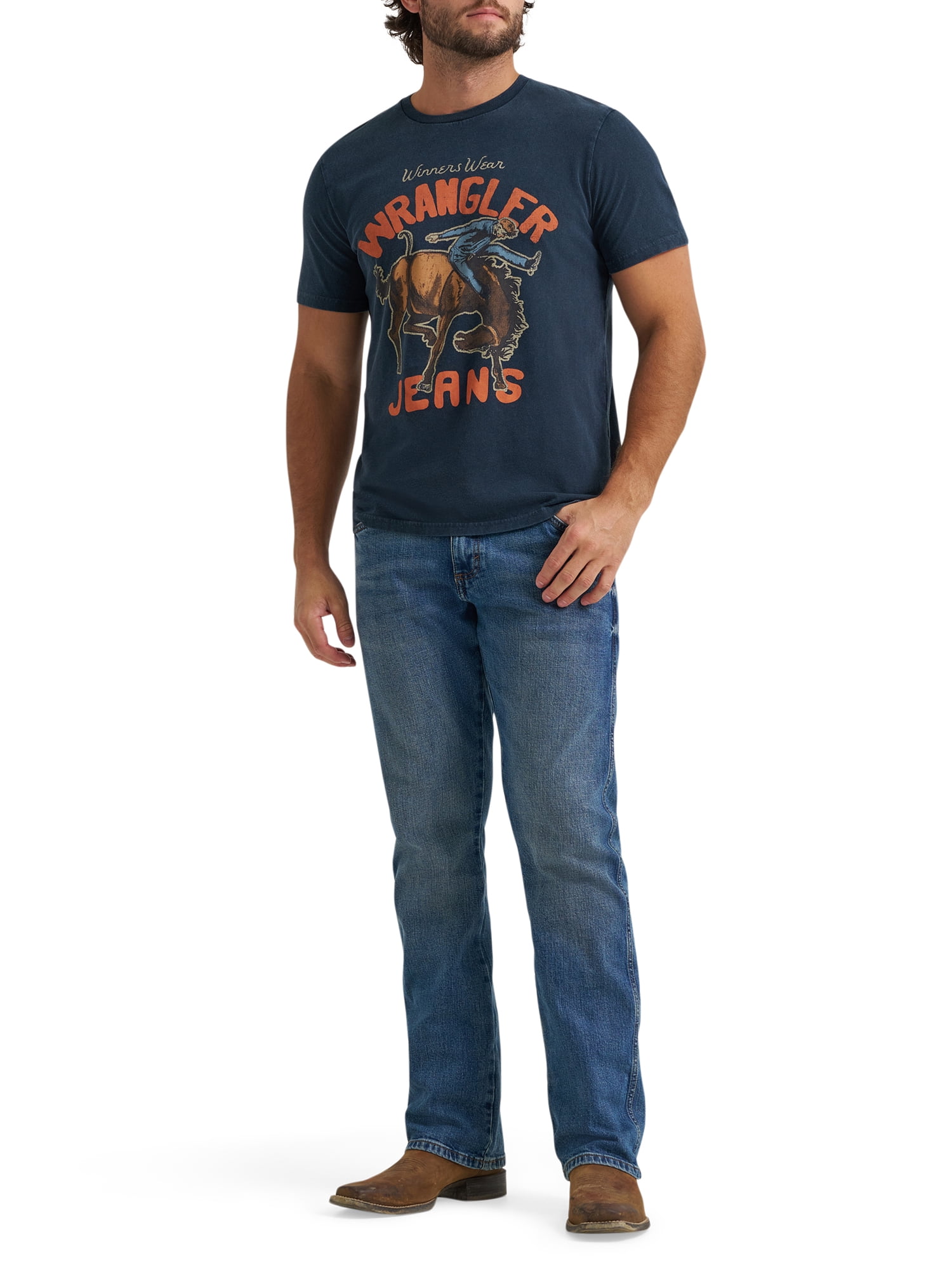 Wrangler® Men's and Big Men's Regular Fit Short Sleeve Graphic Tee, Sizes S-3XL